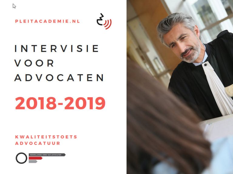 PleitAcademie.nl biedt intervisie opleiding aan tot “gespreksleider”